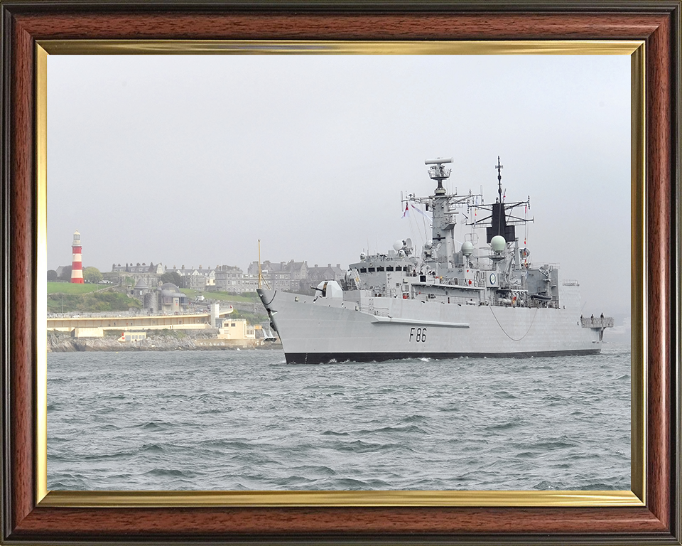 HMS Campbeltown F86 Royal Navy Type 22 frigate Photo Print or Framed Print - Hampshire Prints