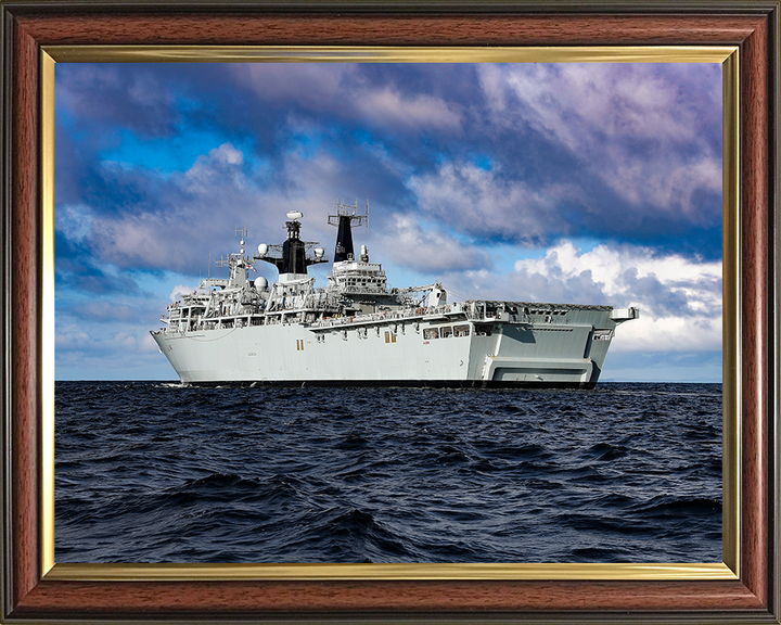 HMS Albion L14 Royal Navy Albion Class amphibious ship Photo Print or Framed Print - Hampshire Prints