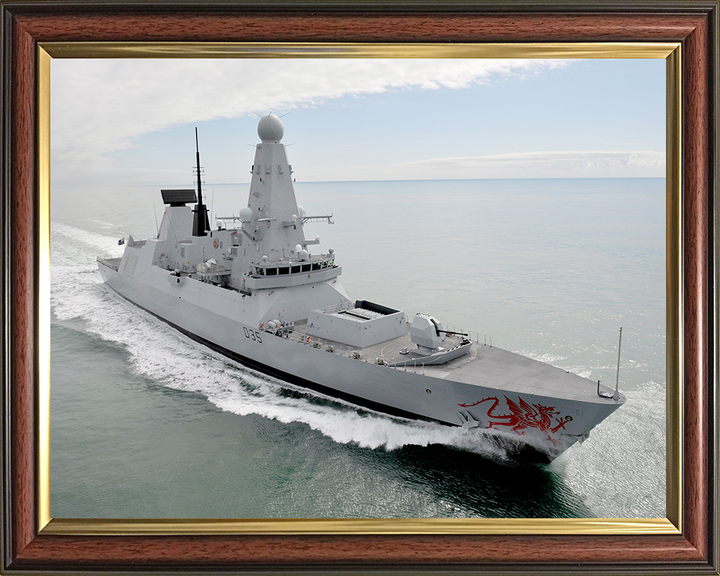 HMS Dragon D35 Royal Navy Type 45 Destroyer Photo Print or Framed Print - Hampshire Prints