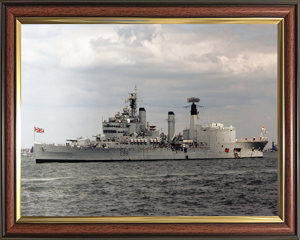 HMS Blake C99 Royal Navy Tiger Class Light Cruiser Photo Print or Framed Print - Hampshire Prints