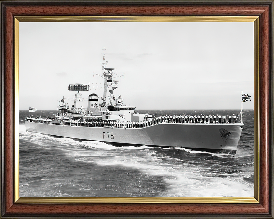 HMS Charybdis F75 Royal Navy Leander class frigate Photo Print or Framed Print - Hampshire Prints