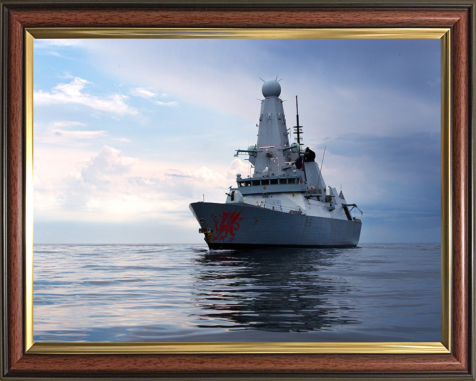 HMS Dragon D35 Royal Navy Type 45 Destroyer Photo Print or Framed Print - Hampshire Prints