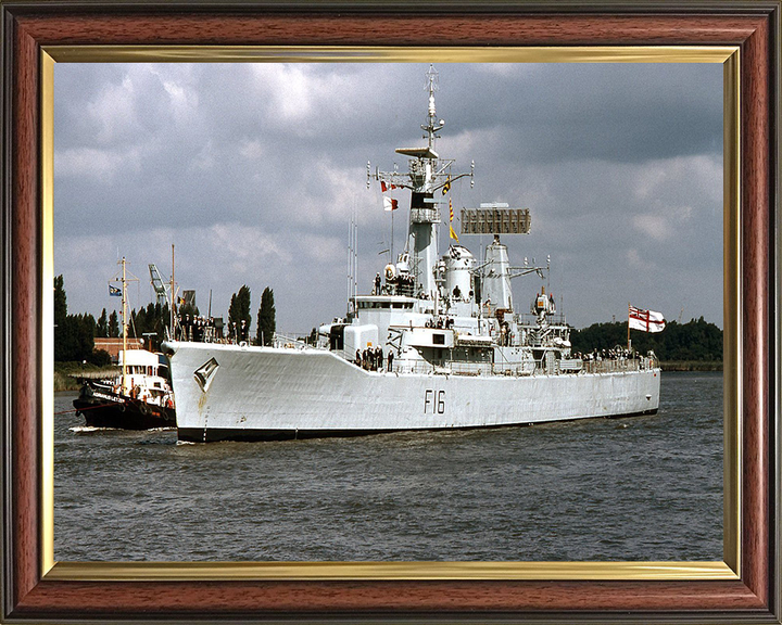 HMS Diomede F16 Royal Navy Leander class frigate Photo Print or Framed Print - Hampshire Prints