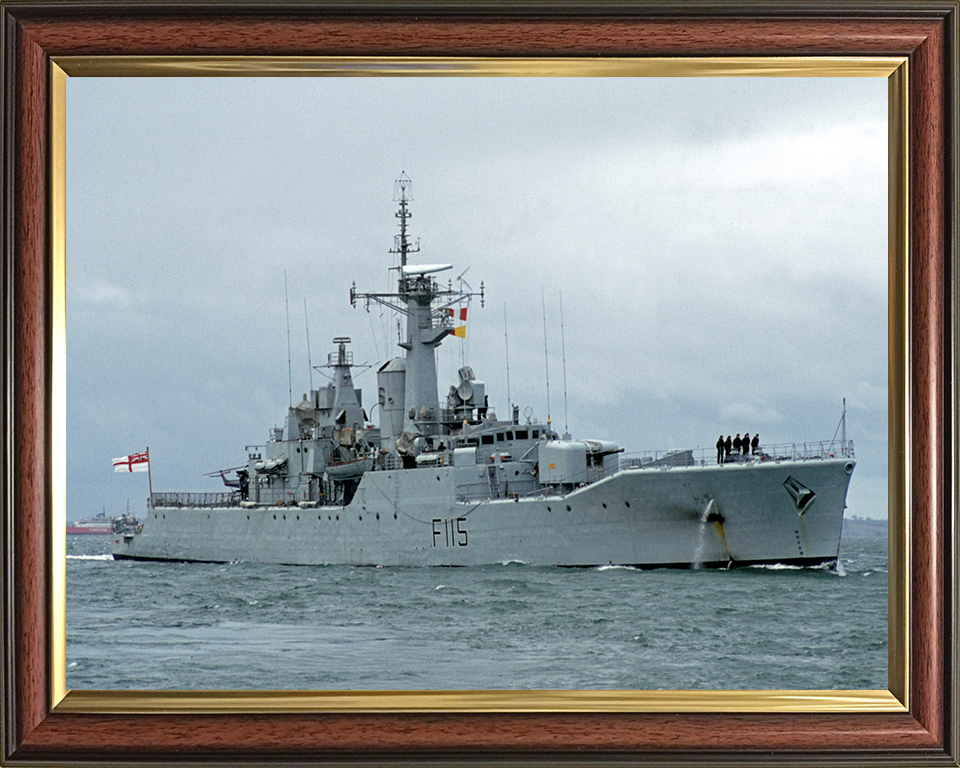 HMS Berwick F115 Royal Navy Rothesay Class frigate Photo Print or Framed Print - Hampshire Prints