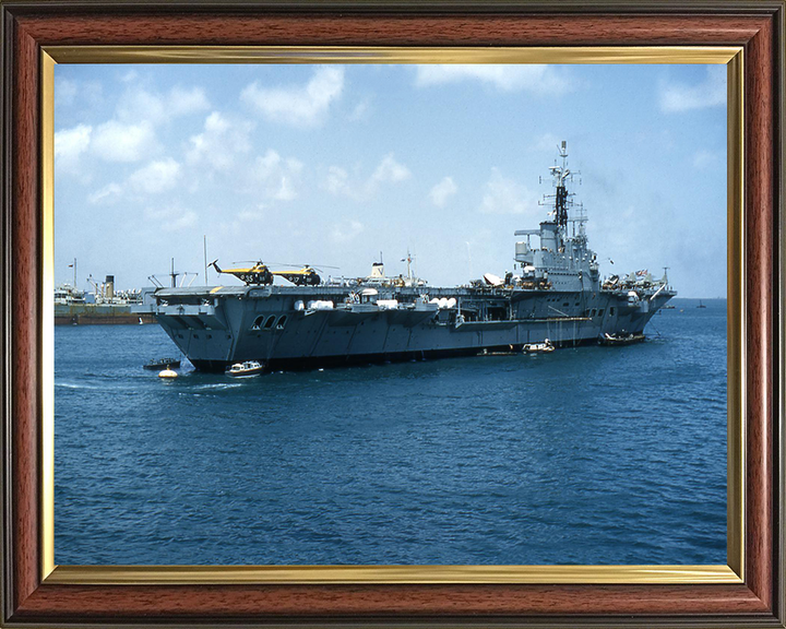 HMS Centaur R06 Royal Navy Centaur class light fleet carrier Photo Print or Framed Print - Hampshire Prints