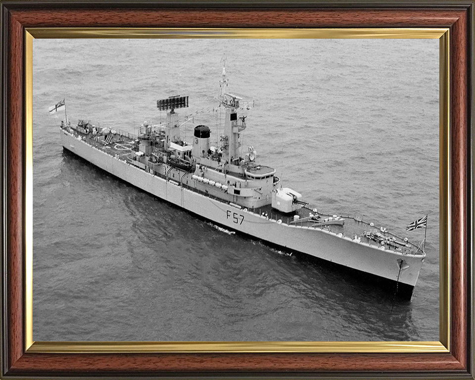 HMS Andromeda F57 Royal Navy Leander class frigate Photo Print or Framed Print - Hampshire Prints