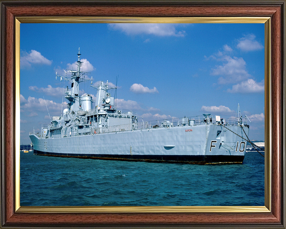 HMS Aurora F10 Royal Navy Leander Class frigate Photo Print or Framed Print - Hampshire Prints