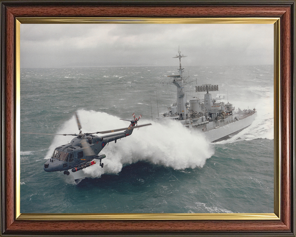 HMS Argonaut F56 Royal Navy Leander class frigate Photo Print or Framed Print - Hampshire Prints