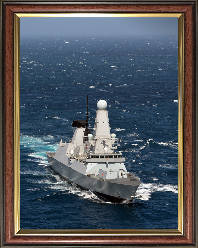 HMS Diamond D34 Royal Navy Type 45 Destroyer Photo Print or Framed Print - Hampshire Prints