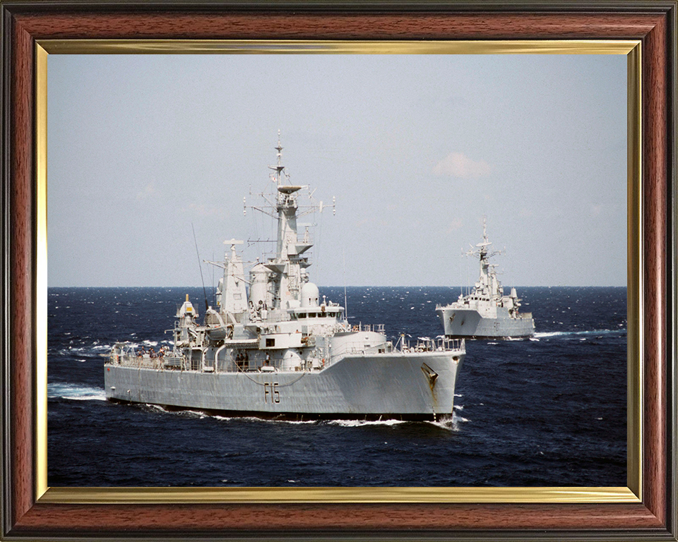 HMS Euryalus F15 Royal Navy Leander Class Frigate Photo Print or Framed Print - Hampshire Prints