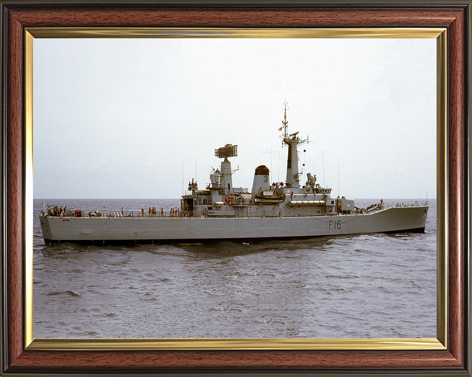 HMS Diomede F16 Royal Navy Leander class frigate Photo Print or Framed Print - Hampshire Prints