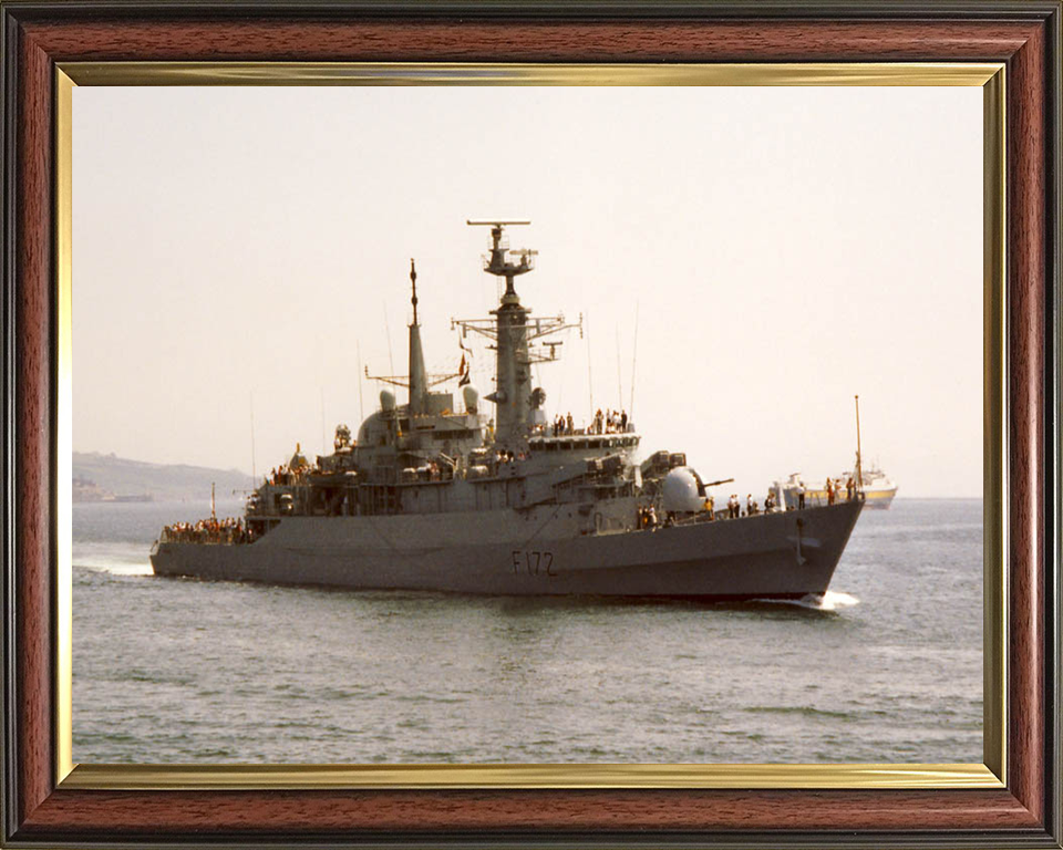 HMS Ambuscade F172 Royal Navy Type 21 frigate Photo Print or Framed Print - Hampshire Prints