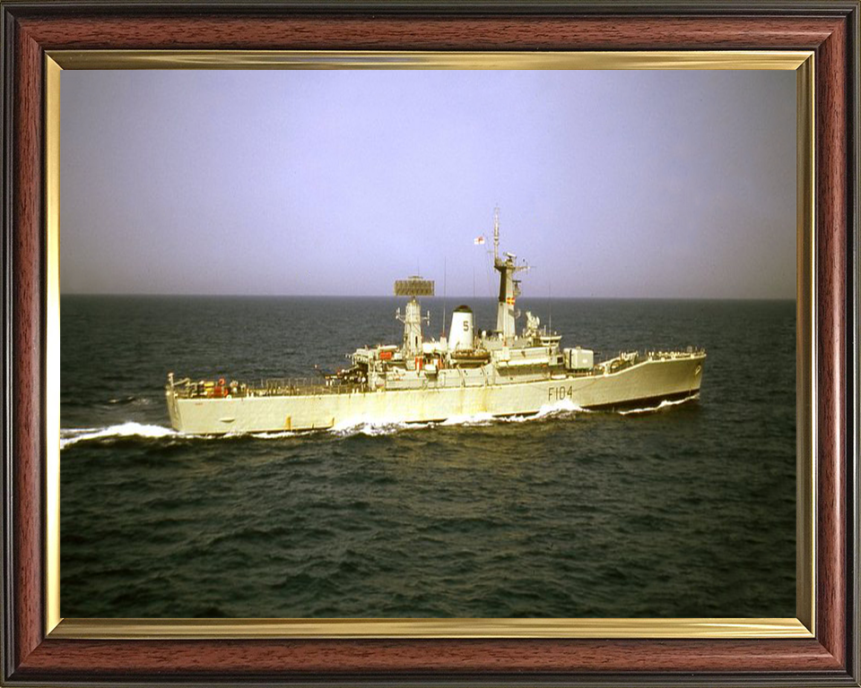 HMS Dido F104 Royal Navy Leander class frigate Photo Print or Framed Print - Hampshire Prints