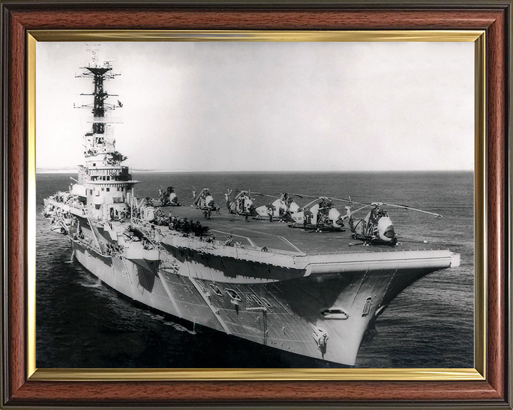 HMS Bulwark R08 Royal Navy Centaur class light fleet carrier Photo Print or Framed Print - Hampshire Prints