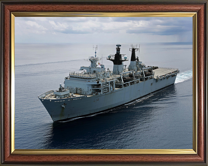 HMS Albion L14 Royal Navy Albion Class amphibious ship Photo Print or Framed Print - Hampshire Prints