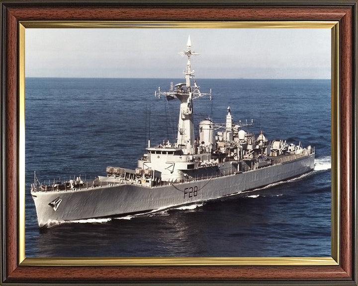 HMS Cleopatra F28 Royal Navy Leander class frigate Photo Print or Framed Print - Hampshire Prints