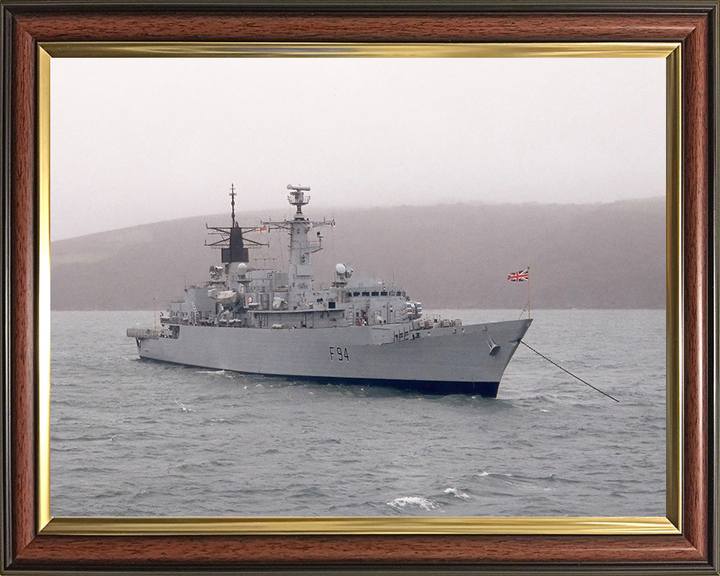 HMS Brave F94 Royal Navy Type 22 Frigate Photo Print or Framed Print - Hampshire Prints