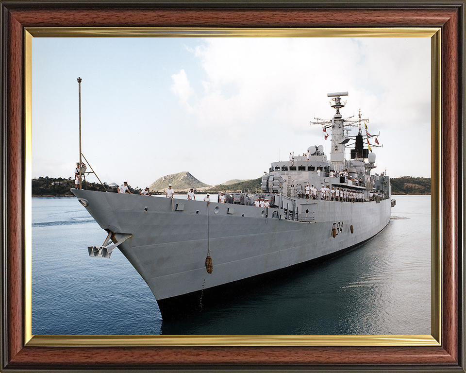 HMS Brave F94 Royal Navy Type 22 Frigate Photo Print or Framed Print - Hampshire Prints