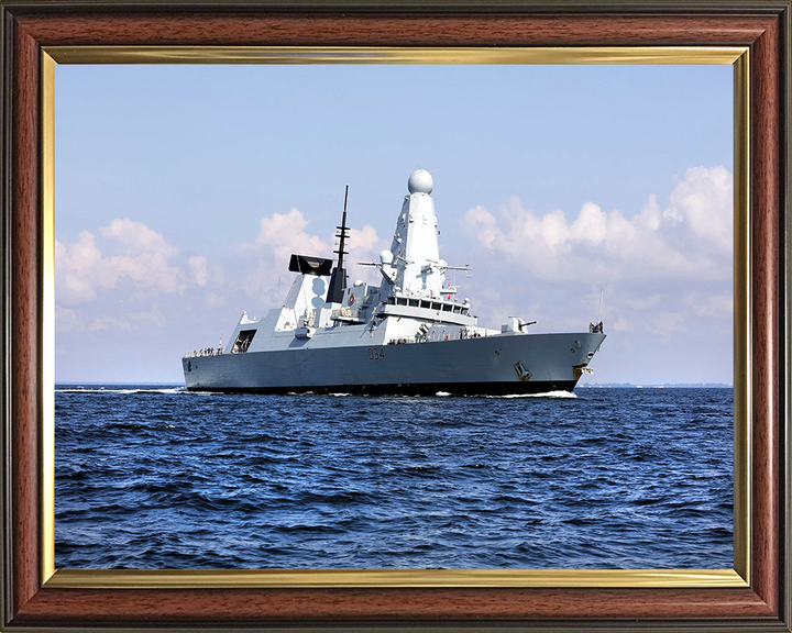 HMS Diamond D34 Royal Navy Type 45 Destroyer Photo Print or Framed Print - Hampshire Prints