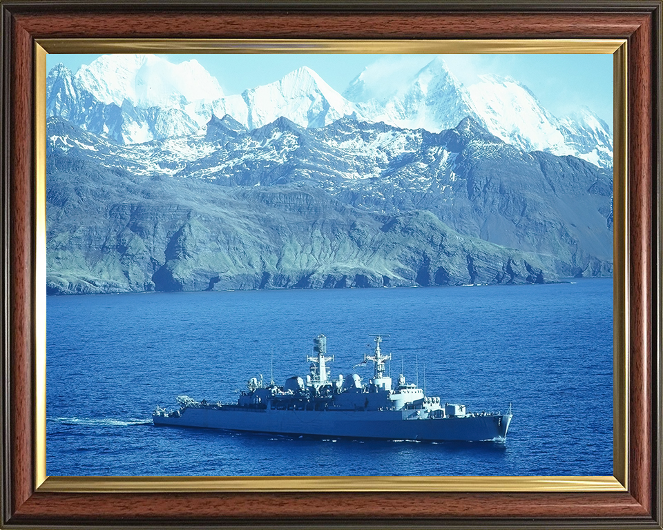 HMS Antrim D18 Royal Navy County class destroyer Photo Print or Framed Print - Hampshire Prints