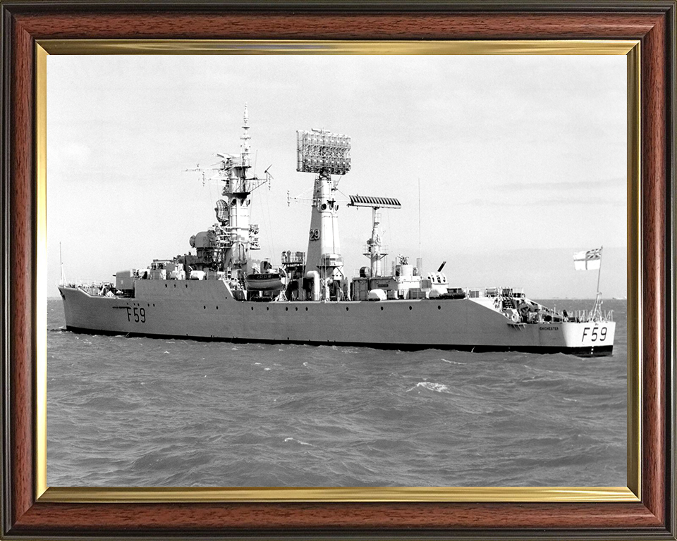 HMS Chichester F59 | Photo Print | Framed Print | Salisbury Class | Frigate | Royal Navy - Hampshire Prints