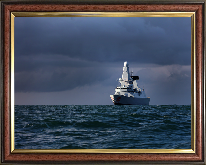 HMS Dragon D35 Royal Navy Type 45 Destroyer Photo Print or Framed Print - Hampshire Prints