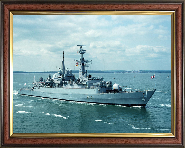 HMS Active F171 Royal Navy Type 21 frigate Photo Print or Framed Print - Hampshire Prints