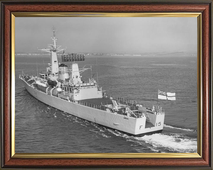 HMS Euryalus F15 Royal Navy Leander Class Frigate Photo Print or Framed Print - Hampshire Prints