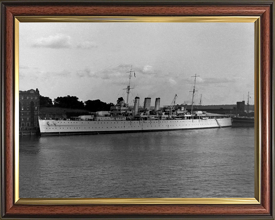 HMS Dorsetshire (40) Royal Navy County class heavy cruiser Photo Print or Framed Print - Hampshire Prints