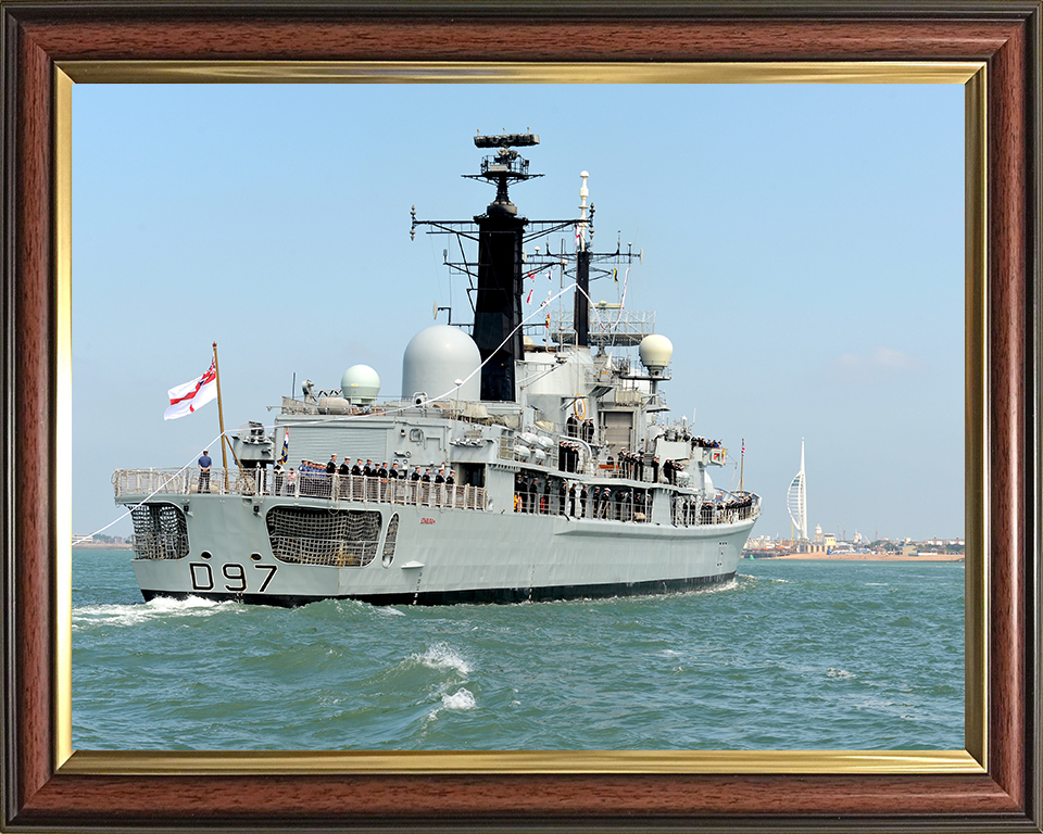 HMS Edinburgh D97 Royal Navy Type 42 Destroyer Photo Print or Framed Print - Hampshire Prints