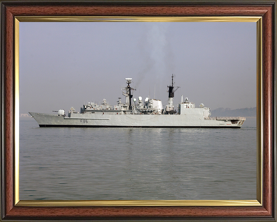 HMS Campbeltown F86 Royal Navy Type 22 Frigate Photo Print or Framed Photo Print - Hampshire Prints