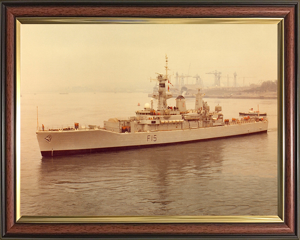 HMS Euryalus F15 Royal Navy Leander Class Frigate Photo Print or Framed Print - Hampshire Prints