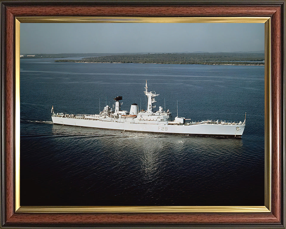 HMS Cleopatra F28 Royal Navy Leander class frigate Photo Print or Framed Print - Hampshire Prints