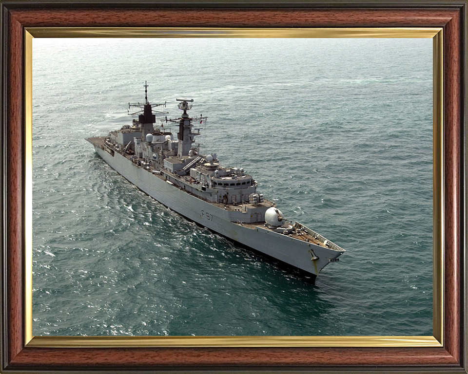 HMS Chatham F87 Royal Navy Type 22 Frigate Photo Print or Framed Print - Hampshire Prints