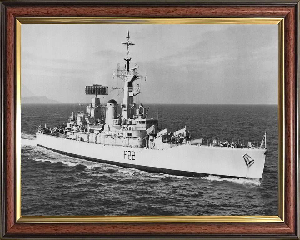 HMS Cleopatra F28 Royal Navy Leander class frigate Photo Print or Framed Print - Hampshire Prints