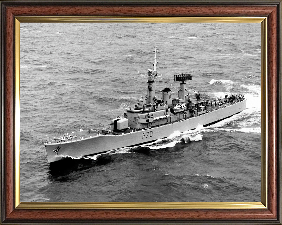 HMS Apollo F70 Royal Navy Leander class Frigate Photo Print or Framed Print - Hampshire Prints