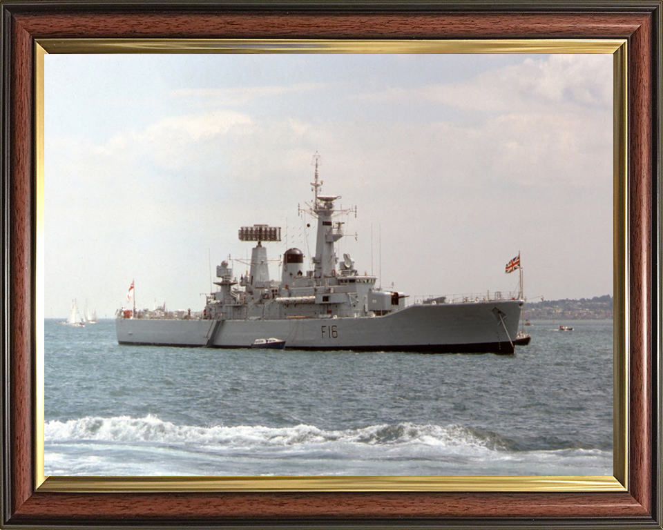 HMS Diomede F16 Royal Navy Leander class frigate Photo Print or Framed Print - Hampshire Prints