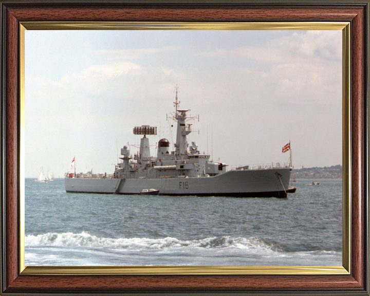 HMS Diomede F16 Royal Navy Leander class frigate Photo Print or Framed Print - Hampshire Prints