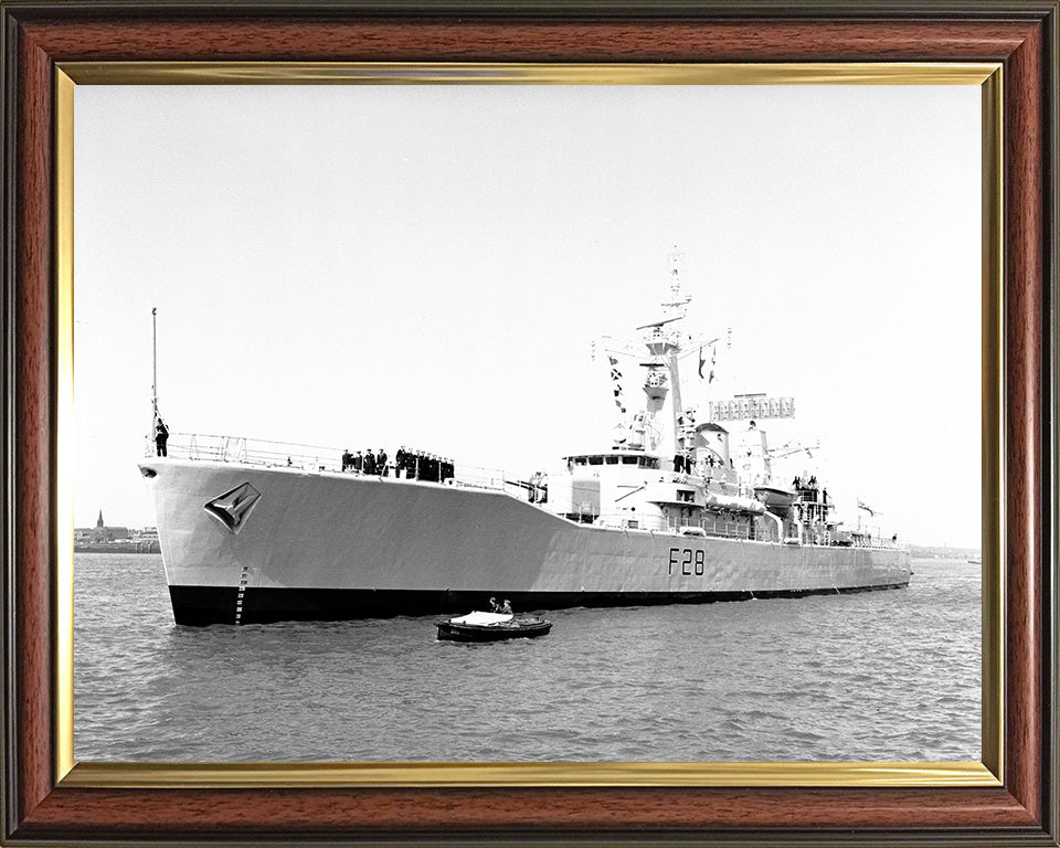 HMS Cleopatra F28 Royal Navy Leander class frigate Photo Print or Framed Print - Hampshire Prints