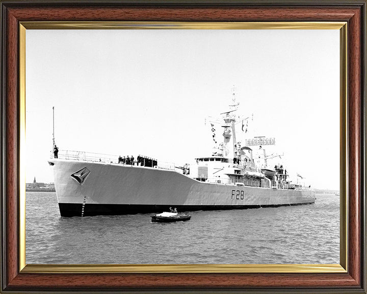 HMS Cleopatra F28 Royal Navy Leander class frigate Photo Print or Framed Print - Hampshire Prints