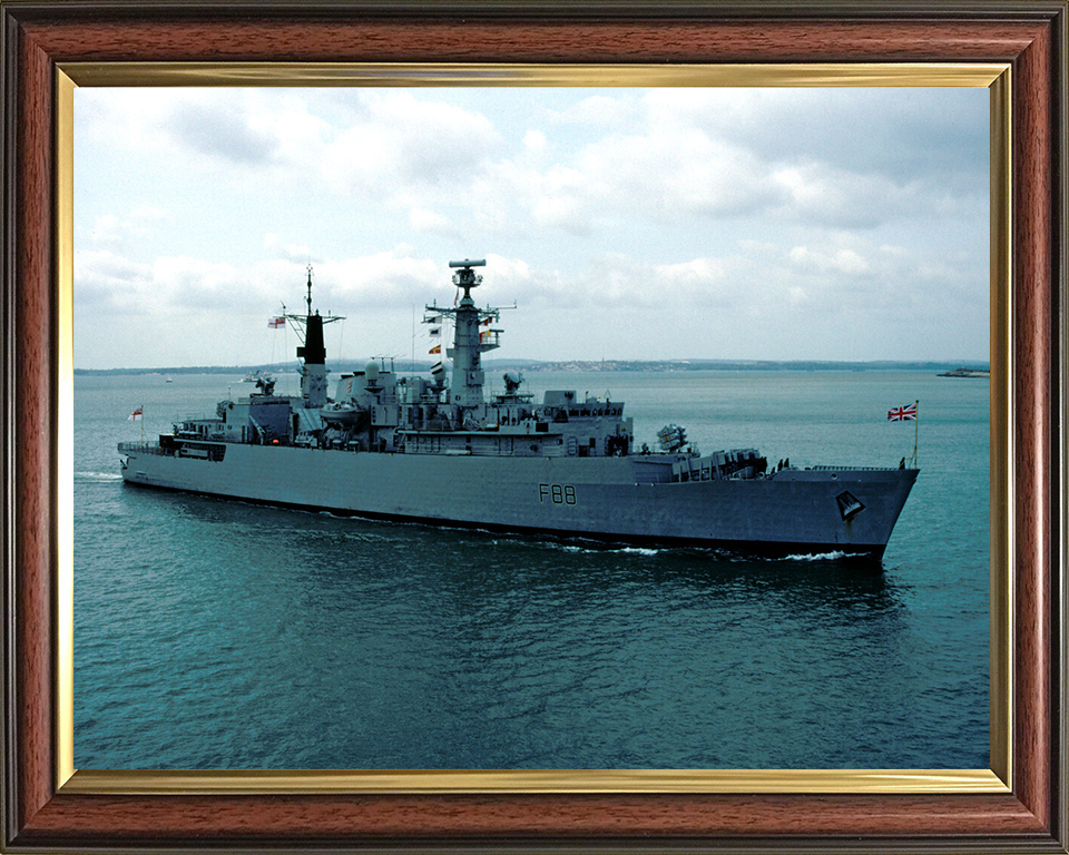 HMS Broadsword F88 Royal Navy Type 22 Frigate Photo Print or Framed Print - Hampshire Prints