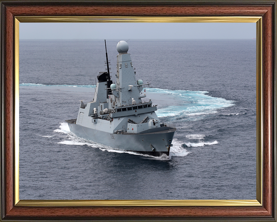 HMS Daring D32 Royal Navy type 45 Destroyer Photo Print or Framed Print - Hampshire Prints