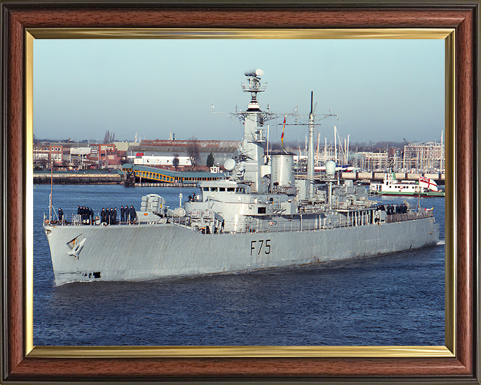 HMS Charybdis F75 Royal Navy Leander class frigate Photo Print or Framed Print - Hampshire Prints