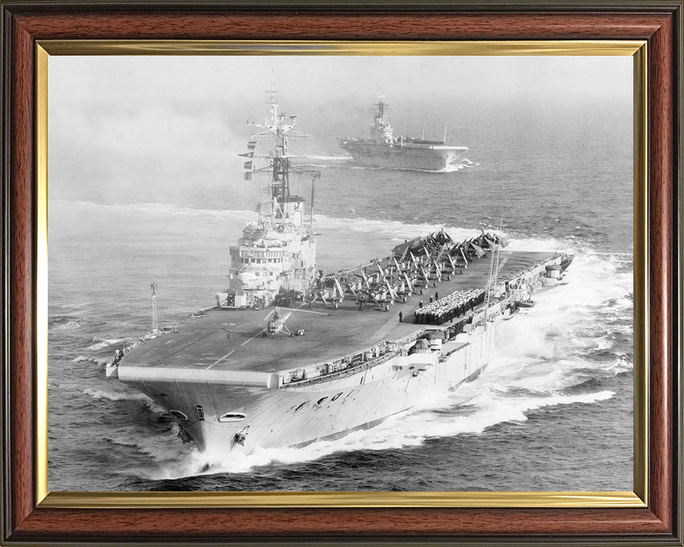 HMS Centaur R06 Royal Navy Centaur class light fleet carrier Photo Print or Framed Print - Hampshire Prints