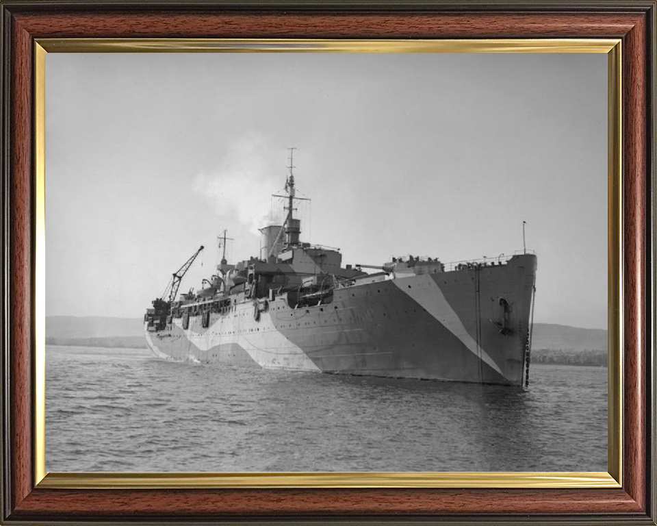 HMS Corfu 1943 Royal Navy armed merchant cruiser Photo Print or Framed Print - Hampshire Prints