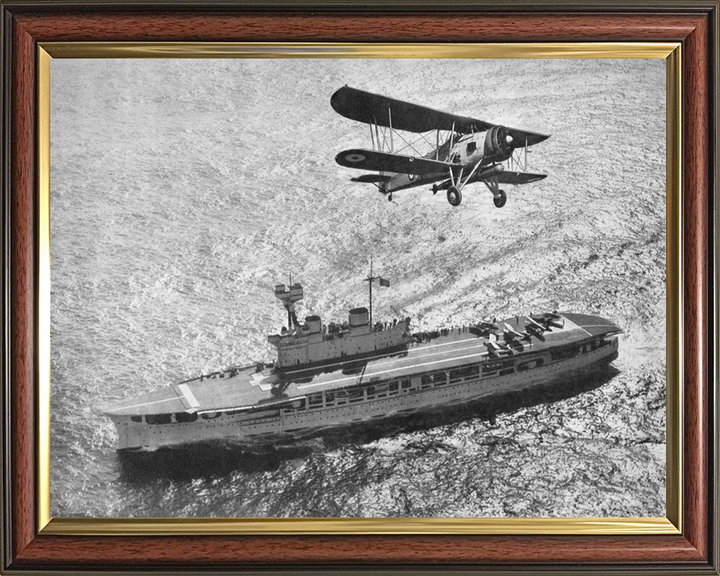 HMS Eagle (1918) Royal Navy aircraft carrier Photo Print or Framed Print - Hampshire Prints