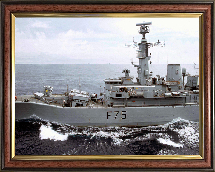 HMS Charybdis F75 Royal Navy Leander class frigate Photo Print or Framed Print - Hampshire Prints