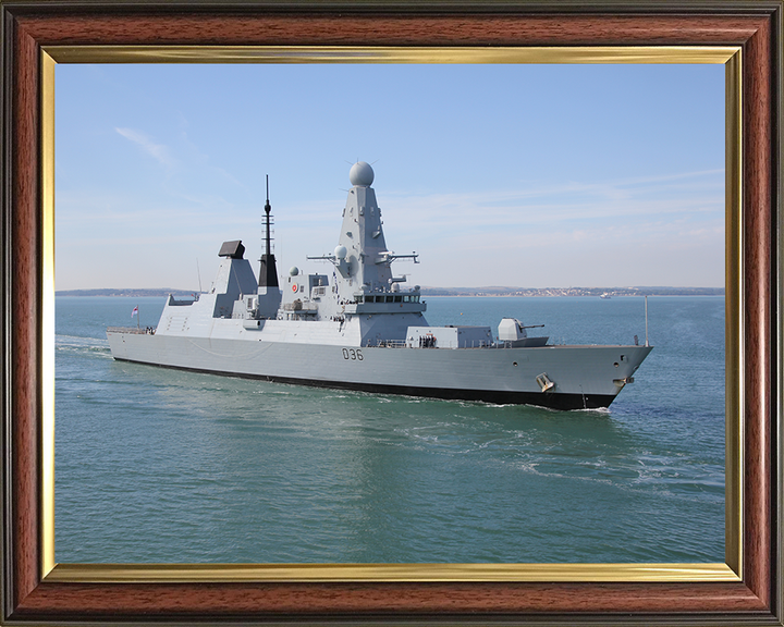 HMS Defender D36 Royal Navy Type 45 Destroyer Photo Print or Framed Photo Print - Hampshire Prints