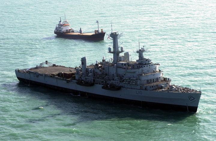 HMS Fearless L10 Royal Navy Fearless class amphibious ship Photo Print or Framed Print - Hampshire Prints