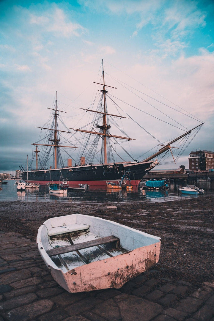 HMS Warrior 1860 | Photo Print | Framed Print | Poster | Steam-powered Armoured Frigate | Royal Navy - Hampshire Prints